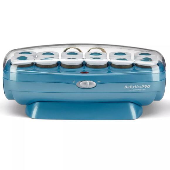 BaByliss PRO Nano Titanium Professional Jumbo Hot Rollers - 12pc (New) - Picture 1 of 6